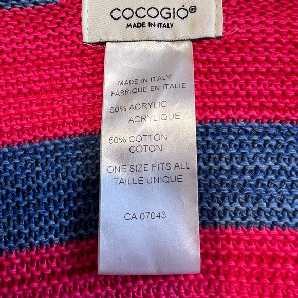 COCOGIO Women's Multicolor Striped Tunic - Picture 4 of 7